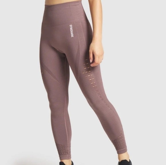 Gymshark ENERGY+ SEAMLESS LEGGINGS in Rose Taupe Size XS - Picture 1 of 12